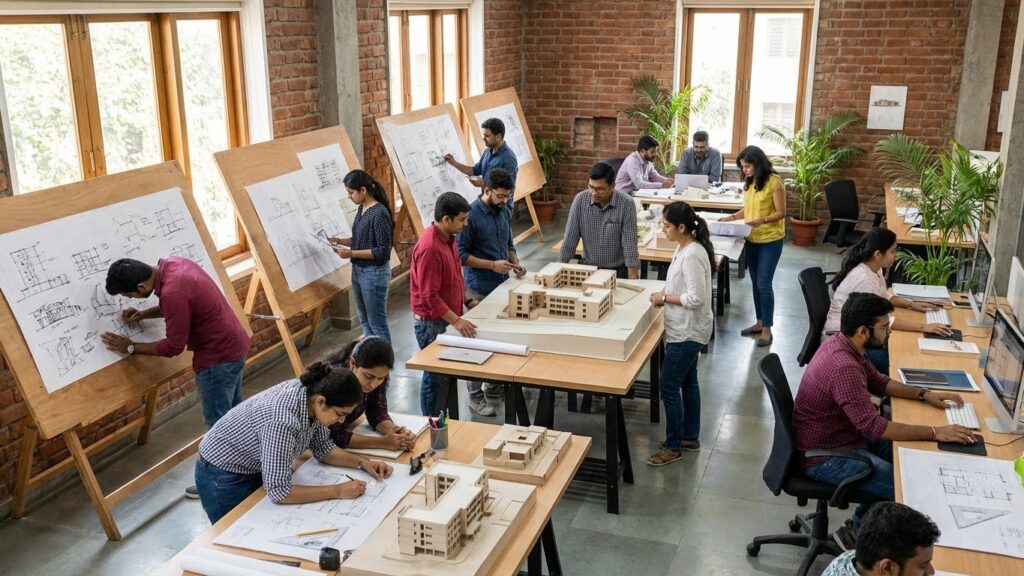 Mdeepa Architects team led by Principal Architect Deepa Saxena - 15 years of residential and commercial architecture experience in Hyderabad